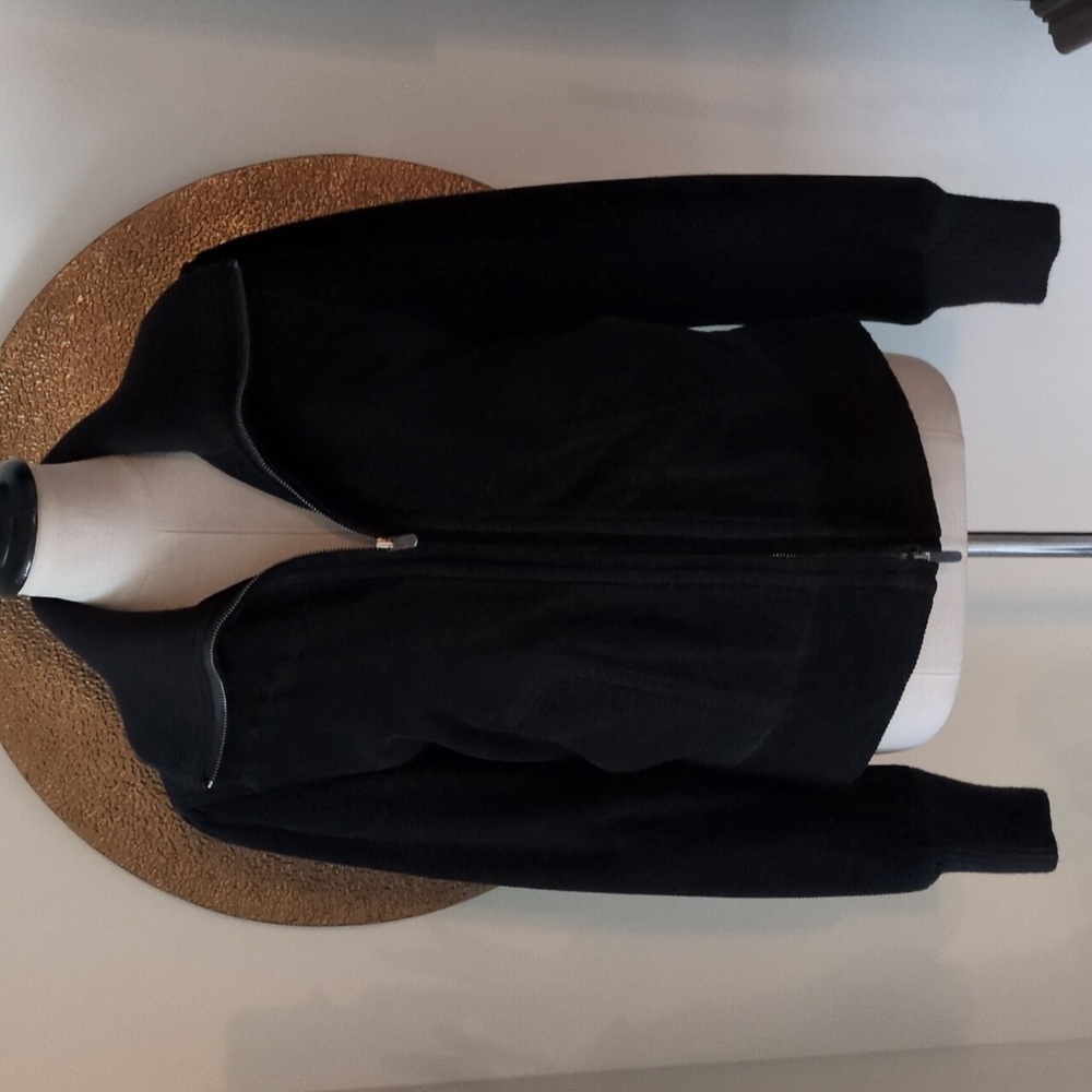 Armani Exchange Black Corduroy Bomber Jacket - Picture 1 of 14